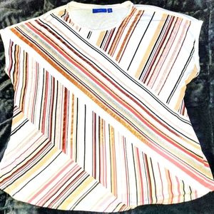 Sparkle And Stripes Top By Apt. 9 2X